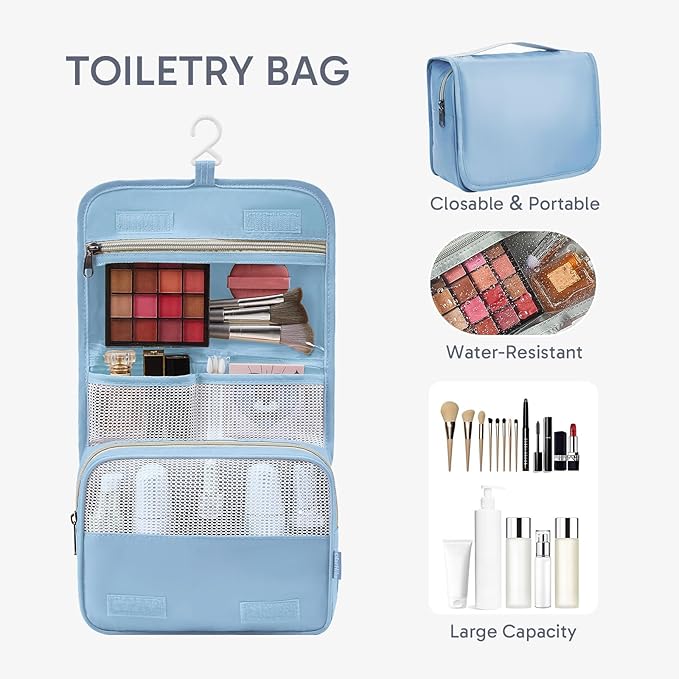 OlarHike 10 Set Packing Cubes for Travel, Gifts for Women Mom,Anti-Tearing Suitcase Organizer with Over-1000 pack Mesh Holes, Vacation Essentials & Accessories for Cruise Ship