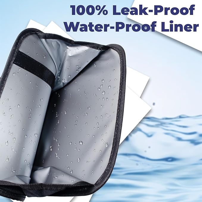 Car Trash Can, Foldable Trash Can Collapsible Hanging Trash Bag for Car Seat, 2.8 Gallons Leakproof Garbage Bags, Cars Must Haves Interior Accessories Essentials