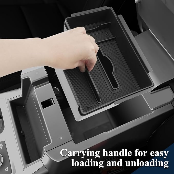 BIBIB0 2Pack for 2025 Ford Explorer Center Console Organizer 2022-2025 Ford Explorer (Active/T-Line/ST/latinum) Console Trays Ford Explorer Insert Armrest Organizer 2025 Explorer Double Layers
