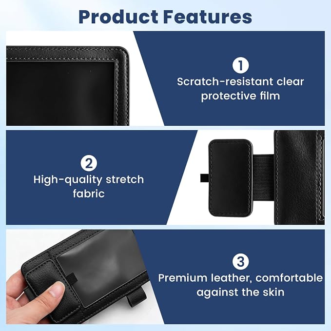 3 in 1 Sunglass & Photo Holder for Car, Car Visor Sunglasses Holder Clip, Sunglass Holder with Strong Magnetism