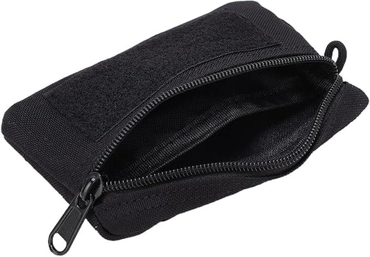 HERCHR Fashion Waist Pack, Portable Travel Zipper Waist Bag Waterproof Outdoor EDC Molle Pouch Wallet for Camping Hiking Running Cycling