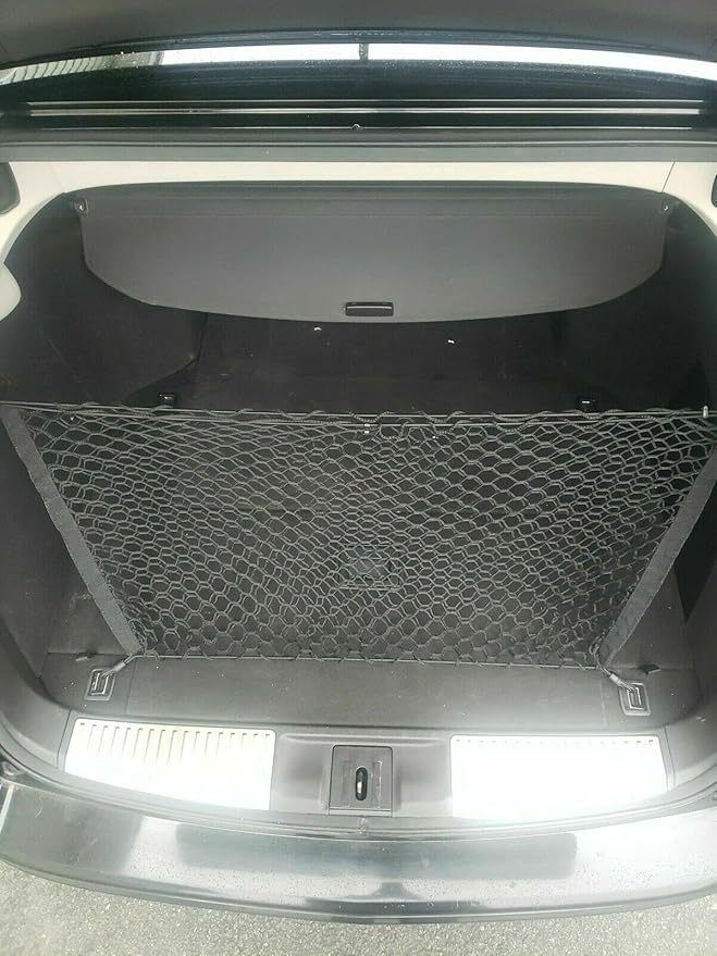 Rear Trunk Organizer Cargo Net for Acura TSX 2011–2014 – Envelope Style Cargo Net for Wagon – Premium Mesh Car Trunk Organizer Vehicle Carrier Storage – Compatible with Acura TSX