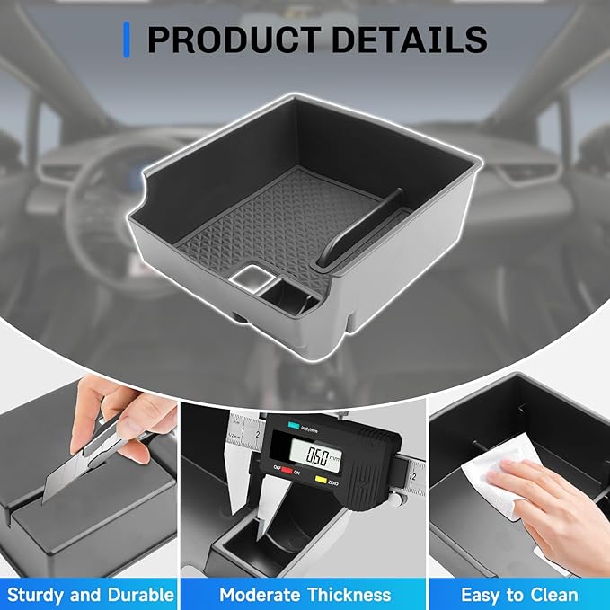 SXCY for 2025 2026 Toyota Corolla Center Console Organizer 2024 2025 2026 Corolla E210 Armrest Console Tray 2022-2024 2025 2026 Corolla Accessories(Only for “Corolla” Car! NOT for “Corolla Cross”)