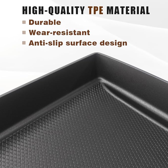 Muslogy for Acadia 2020-2023 Lower Center Console Organizer Storage Insert Tray TPE Material Interior Accessories Compatible with GMC Acadia 2023 2022 2021
