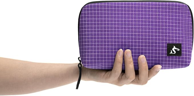 simtoper Small Electronics Organizer Travel Case – Slim Travel Cable Pouch for Small Tech Accessories, Cords, Chargers, Earbuds – Lightweight Mini Tech Bag for Backpack, Business, Travel