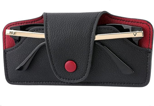 Sunglass Holder for Car Visor Glasses Case Non-Slip Clip Universal for Sunglasses Eyeglasses Car Interior Accessory