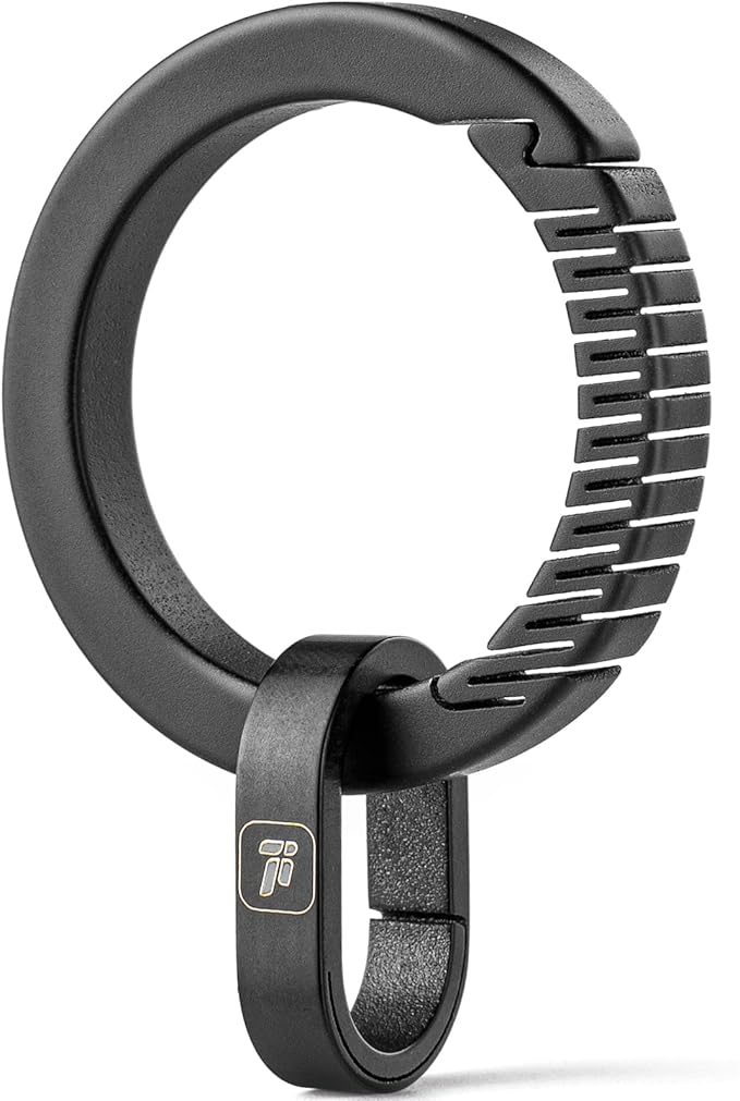 FEGVE Titanium Key Chain Rings for Home Keys, Bag Pendant