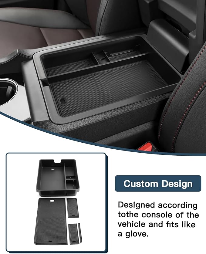 2026 Passport Center Console Organizer,for Honda 2026 Passport Accessories ABS Material Armrest Console Glove Tray Compatible with 2026 Honda Passport RTL/TrailSport/TrailSport Elite & 2026 Pilot