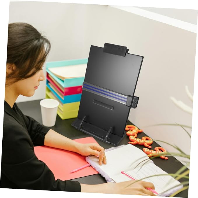 Veemoon Adjustable Reading Stand Holders Desk Document Holder Receipt for Typing