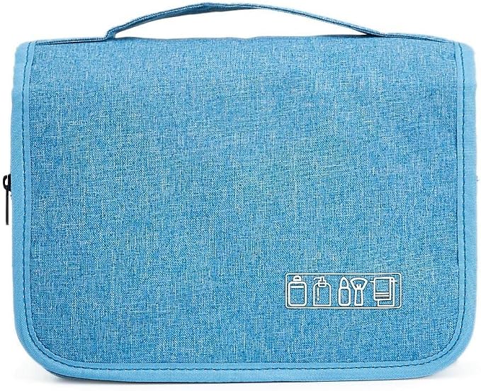 Sechunk Toiletry Bag Water-Resistant Makeup Cosmetic Bag Travel Organizer for Accessories Travel Bag with Hanging Hook