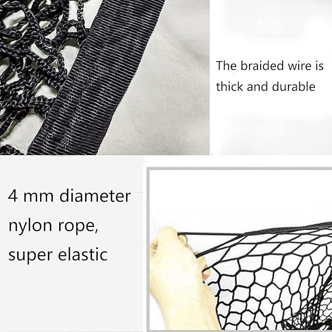 Car Rear Cargo Net, Adjustable Elastic Storage Organizer Net, Trunk Cargo Storage Net Compatible with 2018 2019 2020 2021 2022 2023 2024 2025 2026 Toyota Camry All Model