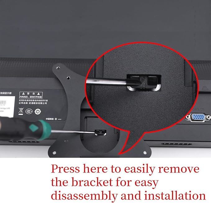SB220Q VESA Adapter Compatible with Acer SA220Q,SA230,SA240Y,SA270,SB230,SB240Y,SB270,HA220Q,HA270,R221Q,R231,R241Y,RT240Y,RT270,R271,RT270,H226HQL,H236HL,H276HL,G227HQL,G237HL,G247HYL,G257HU,G257HL