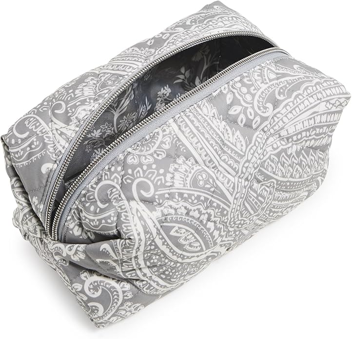 Vera Bradley Women's Performance Twill Medium Cosmetic Makeup Organizer Bag