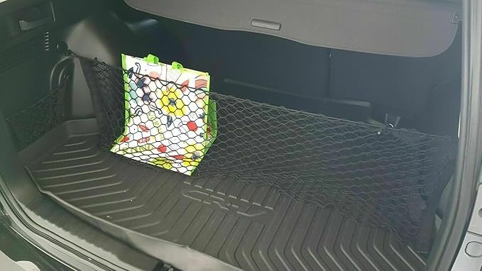 Rear Trunk Organizer Cargo Net for Honda CR-V 2012-2016 – Envelope Style Cargo Net for SUV - Premium Mesh Elastic Car Trunk Organizer Vehicle Carrier Storage-Compatible with CR-V
