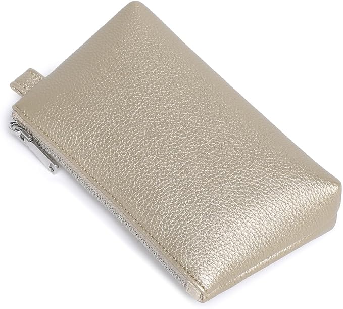 PU Leather Makeup Simple and Convenient Handbag Small Exquisite Storage Bag (PU/Pearl White Tea)