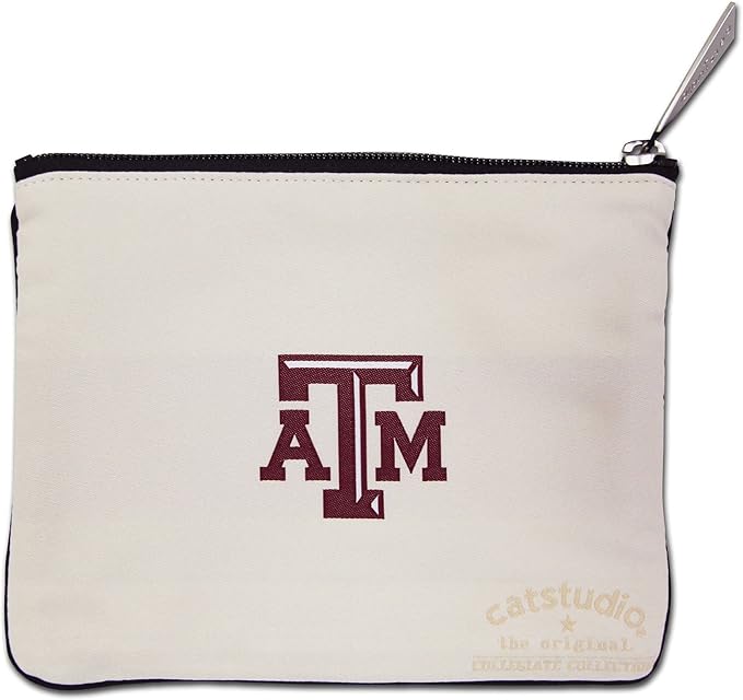 Catstudio Zipper Pouch, Texas A&M University Travel Toiletry Bag, 5 x 7, Ideal Makeup Bag, Dog Treat Pouch, or Purse to Organize Supplies for Grads & Alumni