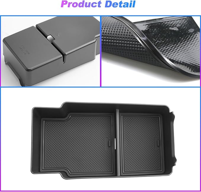SXCY for 2024 2025 2026 Buick Envision Center Console Organizer for 2024 2025 2026 Buick Envision Accessories Console Tray for 2024 2025 2026 Envision Armrest Storage Console Organizer (Black)