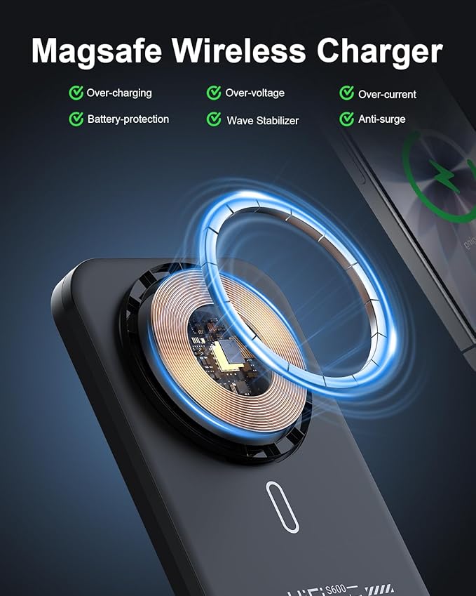 3 in 1 Magnetic Wireless Charger for iPhone,Foldable Charger Stand with Bluetooth Speaker & Sleep-Friendly Light, Wireless Charging Station for iPhone 17 16 15 14 13 12 Pro Max All Series