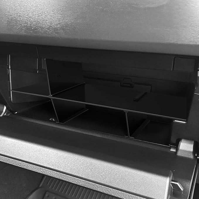 Hellet Glove Box Organizer Compatible with Toyota 2010-2020 2021 2022 2023 2024 4Runner Accessories Center Console Organizer Insert Compartment Tray
