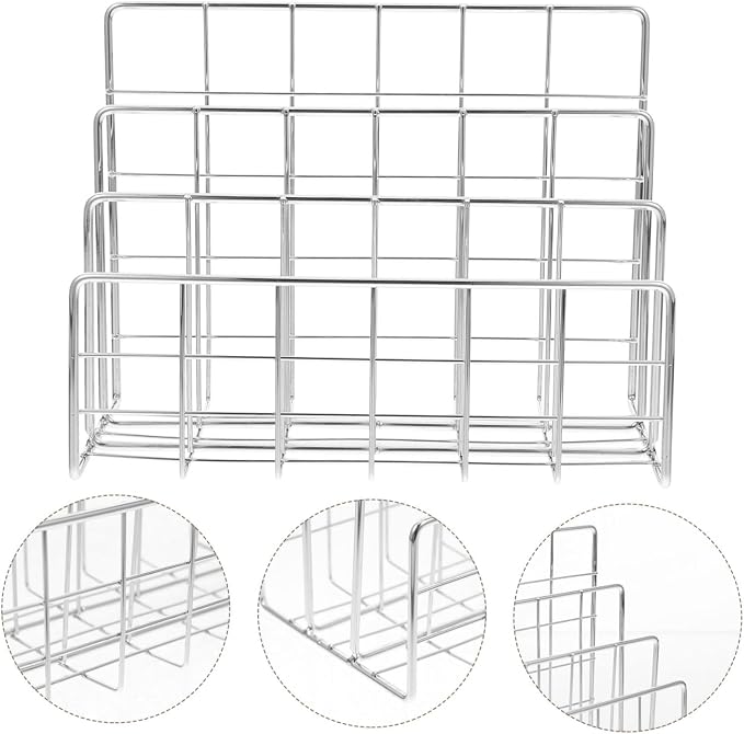 OSALADI Desktop Mail Sorter Organizer Multi Compartment File Holder for Home Office Chic Design for Papers Receipts Mail Keeps Workspace Tidy and Organized