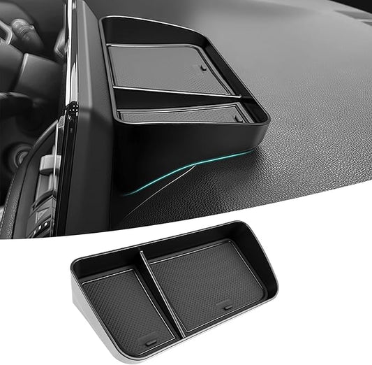 Center Console Organizer Tray Compatible with 2019-2025 Toyota RAV4 & Prime Accessories, Dashboard Storage Box Dash Organizer (ONLY Fit 8" Multimedia Display Screen) for RAV-4 Accessories