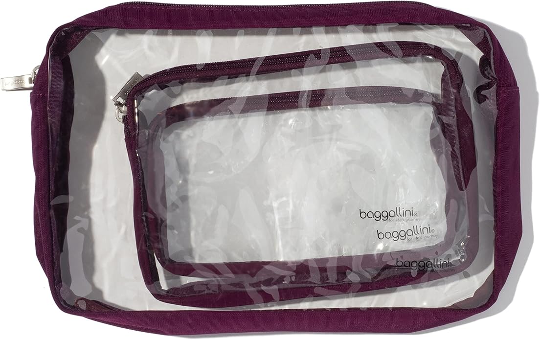 Baggallini Clear Travel Pouches