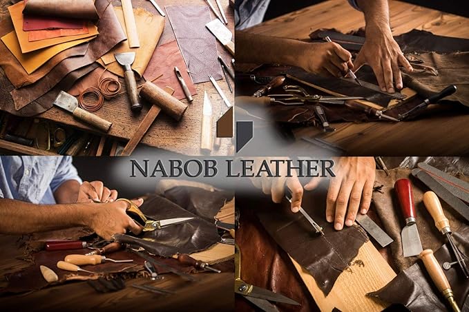 Nabob Leather Genuine Leather Squeeze Coin Purse, Coin Pouch Made IN U.S.A. Change Holder For Men/Woman Size 3.5 X 3.5 (Purple)