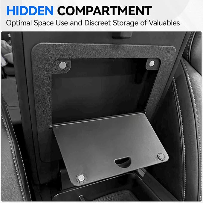 ELECFRESH 4PCS Center Console Organizer Tray for 2023-2026 Honda Pilot 2024-2026 Honda Ridgeline&Passport Accessories, Armrest Storage Box and Divider, Hidden Storage Box and Cup Holder