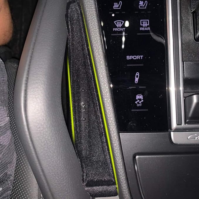 Vesul Front Row Armrest Box Storage Tray Compatible with Porsche Cayenne 2019-2025 Phone Container Armrest Organizer Handle Pocket ABS Tray Insert