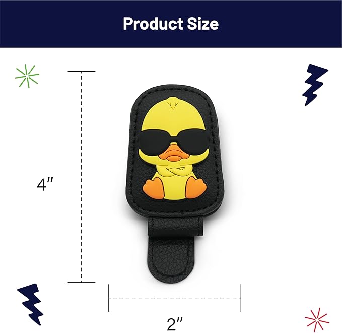 Novelty Sunglasses Visor Clip – Funny Car Accessory for Drivers, Hilarious Gift for Men & Women