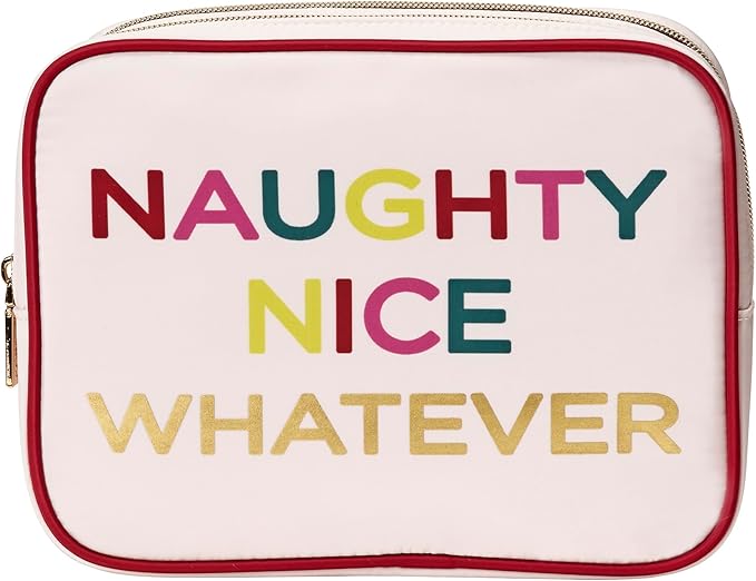 Conair Women's Double Zip Toiletry Travel Bag-Makeup Organizer-Gifts for her, Pink, 1 Count (Pack of 12)