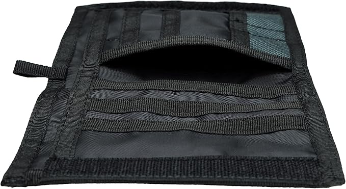 Chameleon Bifold Mens Nylon Wallet-Military Tactical Men Wallet- Canvas Thin Front Pocket Travel Bi-Fold Wallet-Best Nylon Travel Pouch