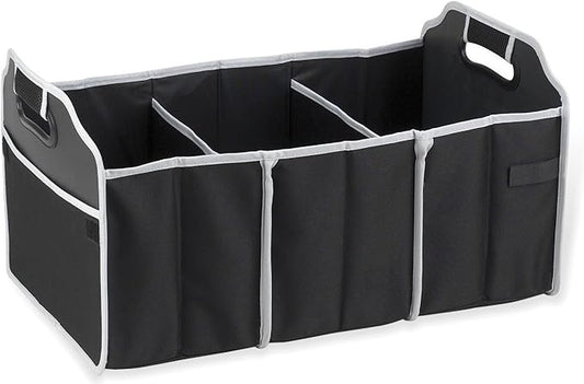 Automotive Car Collapsible 3 Compartments Trunk Organizer, by USA CASH AND CARRY TM