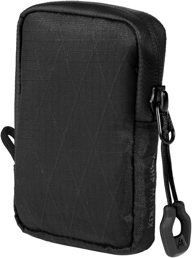 Y-SHP MATRIX Mens Wallets,Portable Card Wallet For Men - Small and Exquisite Keychain Wallet,Coin Purse for Men and Women to Travel Suitable for Storing Keys,Cards and Cash（Black）