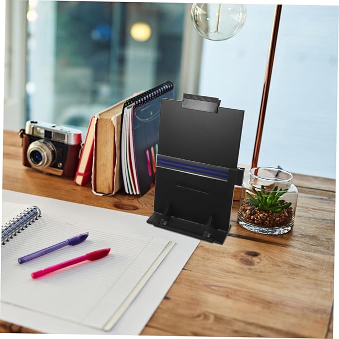 Adjustable Desktop Document Book Holder Lightweight Copy Stand for Reading Material Multi Functional Paper Organizer for Convenient Use Office