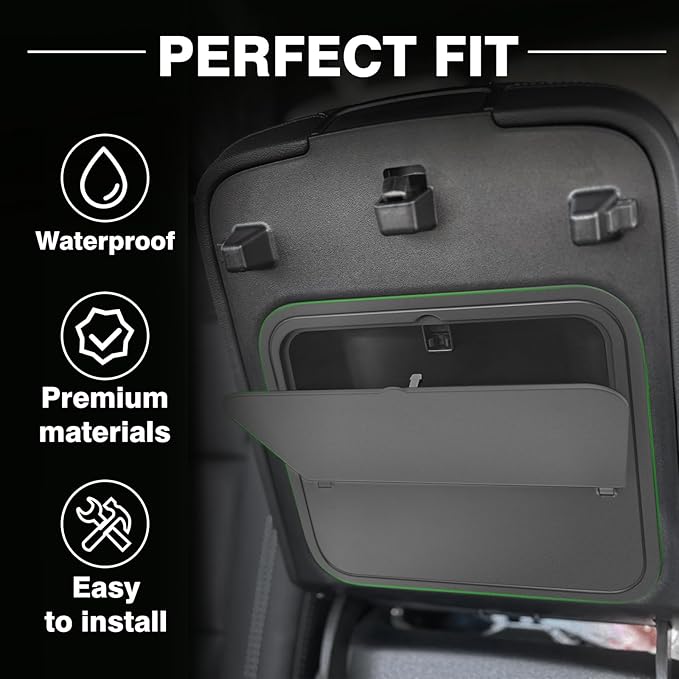 Muslogy Center Console Organizer Compatible with 2024-2026 GMC Acadia&Chevy Traverse Accessories Interior Storage Insert Tray Secret Compartment(Lower Center Tray+Console Organizer+Hidden Box)
