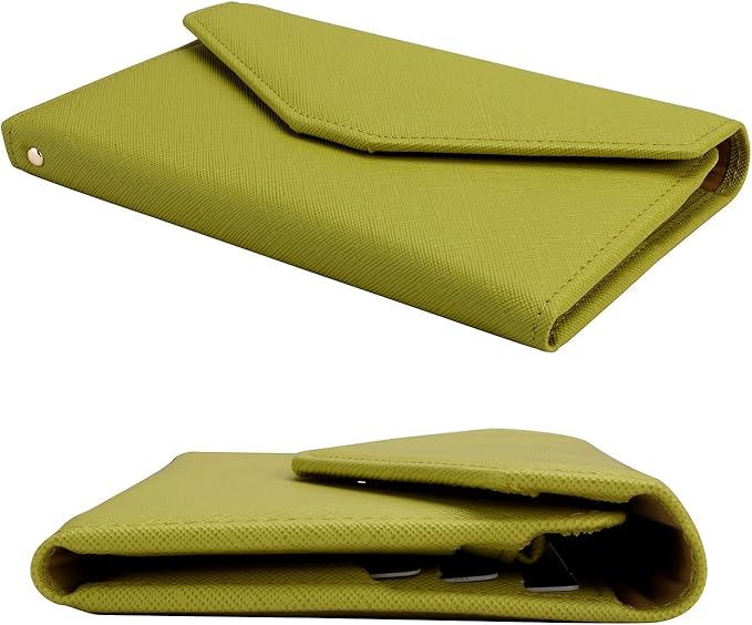 ZOPPEN Mulit-purpose Rfid Blocking Passport Holder Travel Wallet (Ver.4) Passport and Vaccine Card Holder ComboTri-fold Document Organizer Travel Essentials
