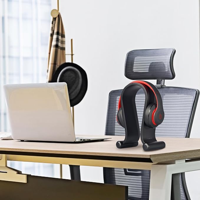 SAMDI Wood Headphone Stand Headset Stand Headphone Holder Universal Gaming Headset Holder - Oak Wood
