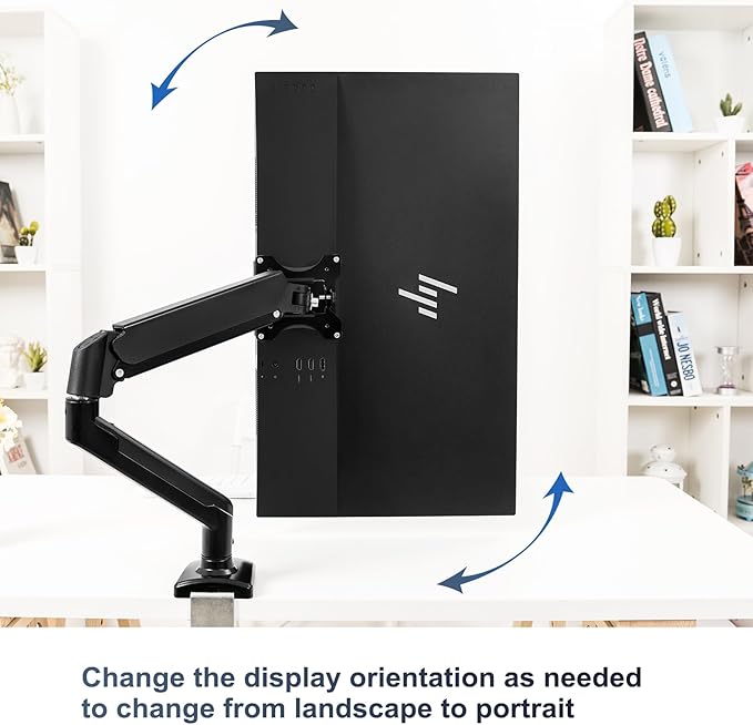 Monitor Arm/Mount VESA Bracket Adapter Compatible with hp Envy 27s VESA 100 * 100mm 75 * 75mm black
