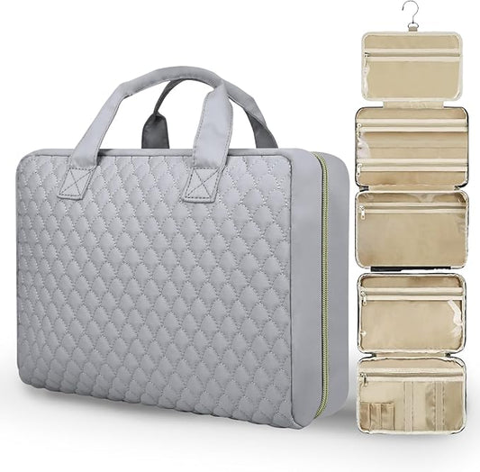 Detachable Travel Toiletry Bag for Women - Large Toiletry Bags for Traveling Women - Hanging Makeup Cosmetic Bag, Organizer for Travel Accessories Cruise Essential - Travel Size Toiletries