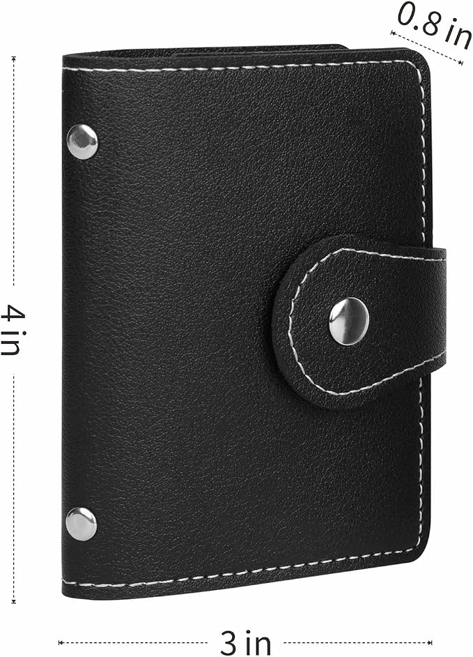 2 Pcs Credit Card Holder and business card holder，Sd Card Holder Each Has 26 Card Organizers, 2024 New Credit Card Holders book for Men and Women.