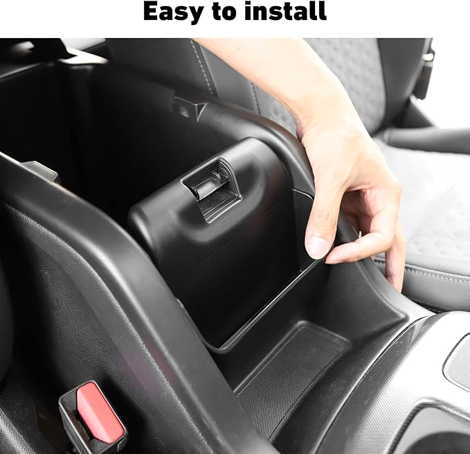 Linskip Center Console Hanging Storage Organizer Compatible with Chevy Colorado & GMC Canyon 2015-2022 (Non-Wireless Charging Models), for Chevrolet Colorado Armrest Tray, Interior Accessories