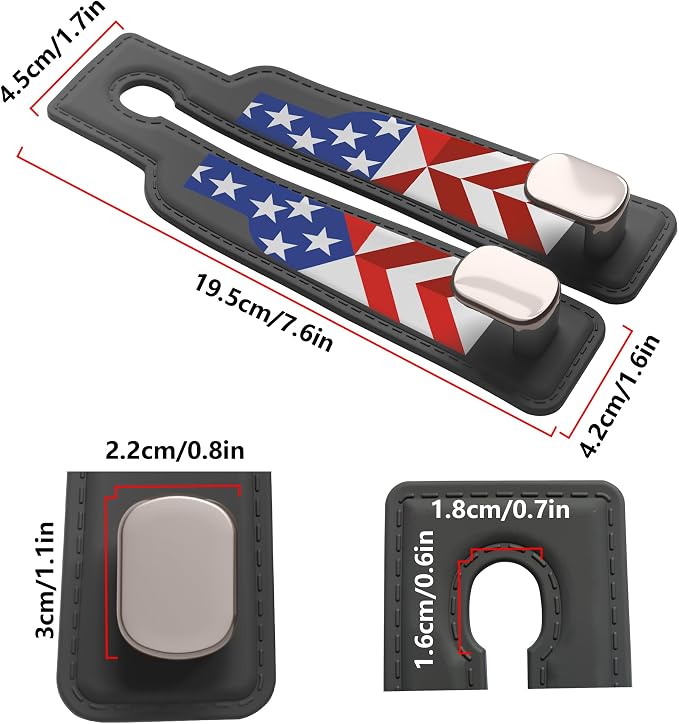 Purse Hook for Car -Universal Premium materials silicone and Aluminum-Magnesium Alloy Double Car Seat Back Storage Hook for Purses, Handbags, Bags Bottle pattern (2 Pack) Black
