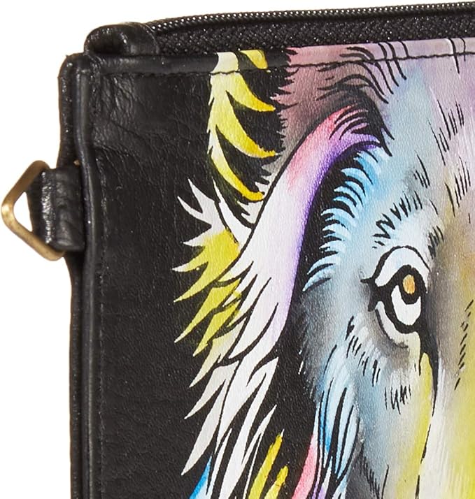 Anna by Anuschka Women's Hand Painted Genuine Leather Organizer Wallet | Hand Painted