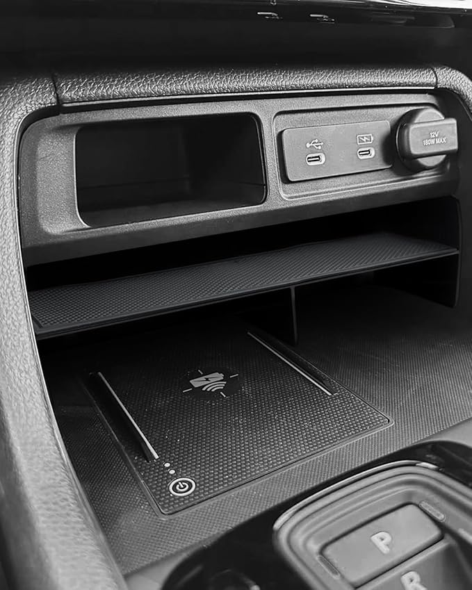 CDEFG 2023 2024 2025 2026 Pilot Center Console Organizer Tray for 2023-2026 Honda Pilot/2024-2026 Passport Accessories Middle Console Storage Box(Divider)