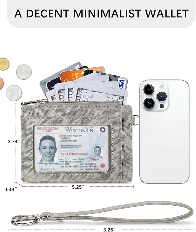 BOSTANTEN Small Wallet For Women RFID Leather Credit Card Holder Slim Wristlet Keychain Wallet With Zipper Pocket