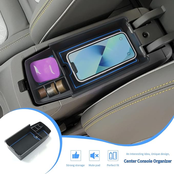 Bolt Organizer Tray 2024 Bolt EV Tray Bolt EV Center Console Tray Bolt EV 2023 Bolt EV Center Console Organizer 2022 Bolt EV Center Console Organizer 2022 2023 2024 Chevy Bolt EV Accessories (Blue)
