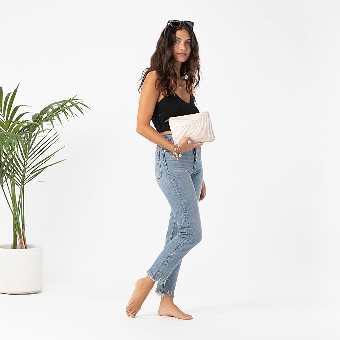 ALOHA Collection Small Pouch | Lightweight, Packable, and Splash-Proof Makeup Pouch | Easy to Clean