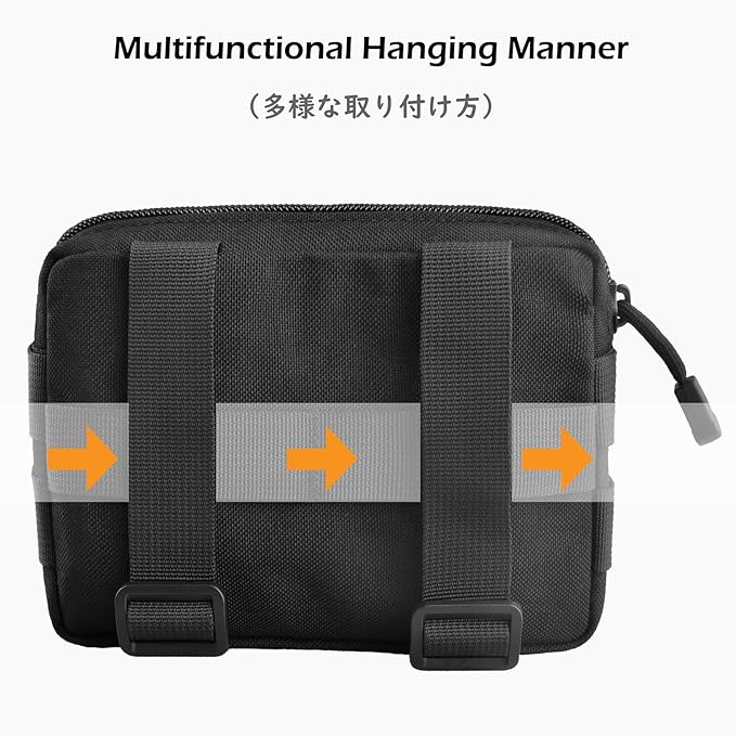 TRIWONDER Tactical Cigarette Pouch Molle Small Military Bag Battery Cigarette Case EDC Utility Card Holder Lighter Slot Mini Cigar Waist Pack
