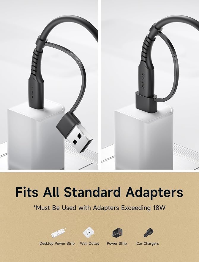 JSAUX Charger for iPhone 17 Magsafe Wireless Charging, Compatible with iPhone 17 Air Pro Max/16/15/14/13/12 Series, Magnetic Mag Safe Charging Pad, Aluminum Alloy, USB & USB C Dual Ports (Clear-Black)